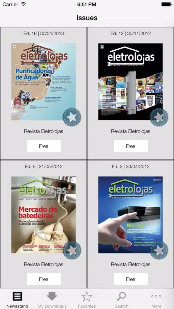 Revista Eletrolojas应用截图