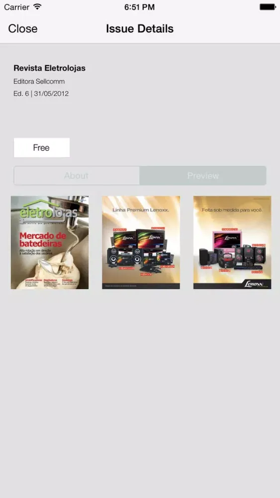 Revista Eletrolojas应用截图