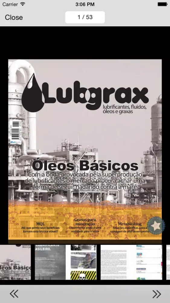 Ảnh chụp màn hình của Revista Lubgrax