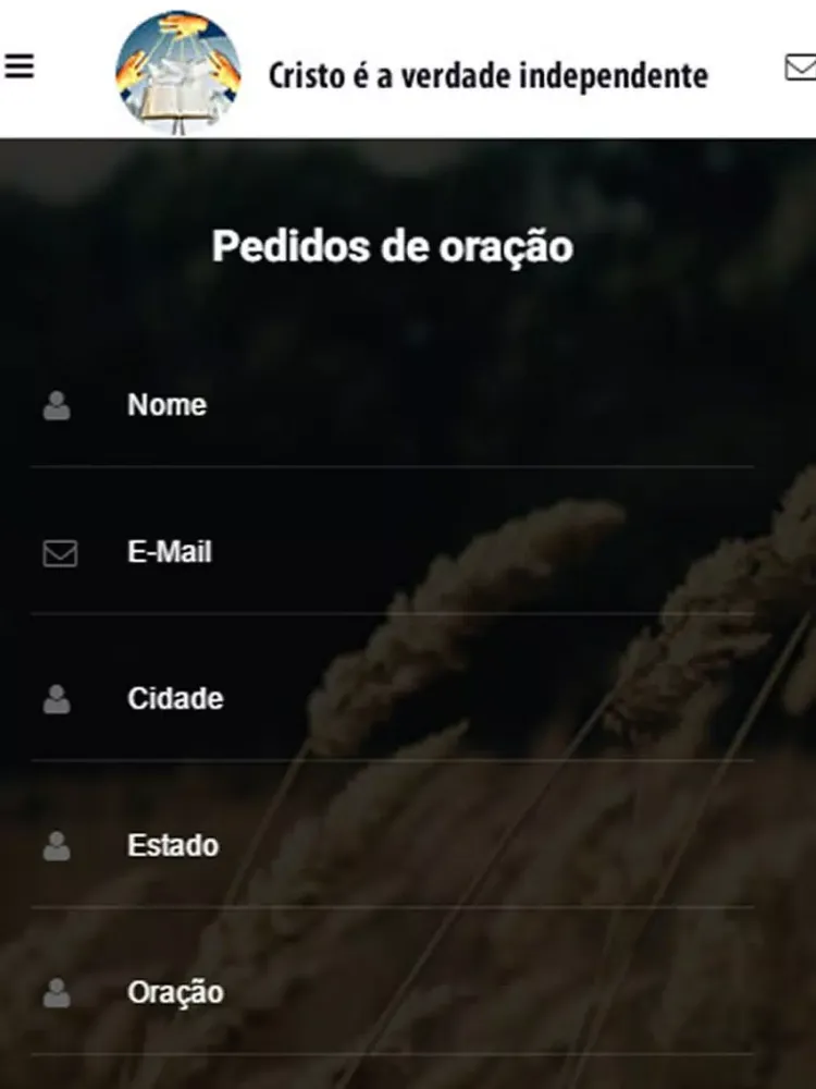 Ảnh chụp màn hình của Cristo é a verdade iPad 