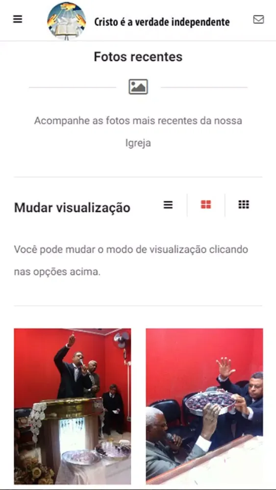 Ảnh chụp màn hình của Cristo é a verdade
