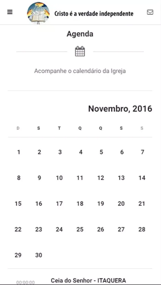 Ảnh chụp màn hình của Cristo é a verdade