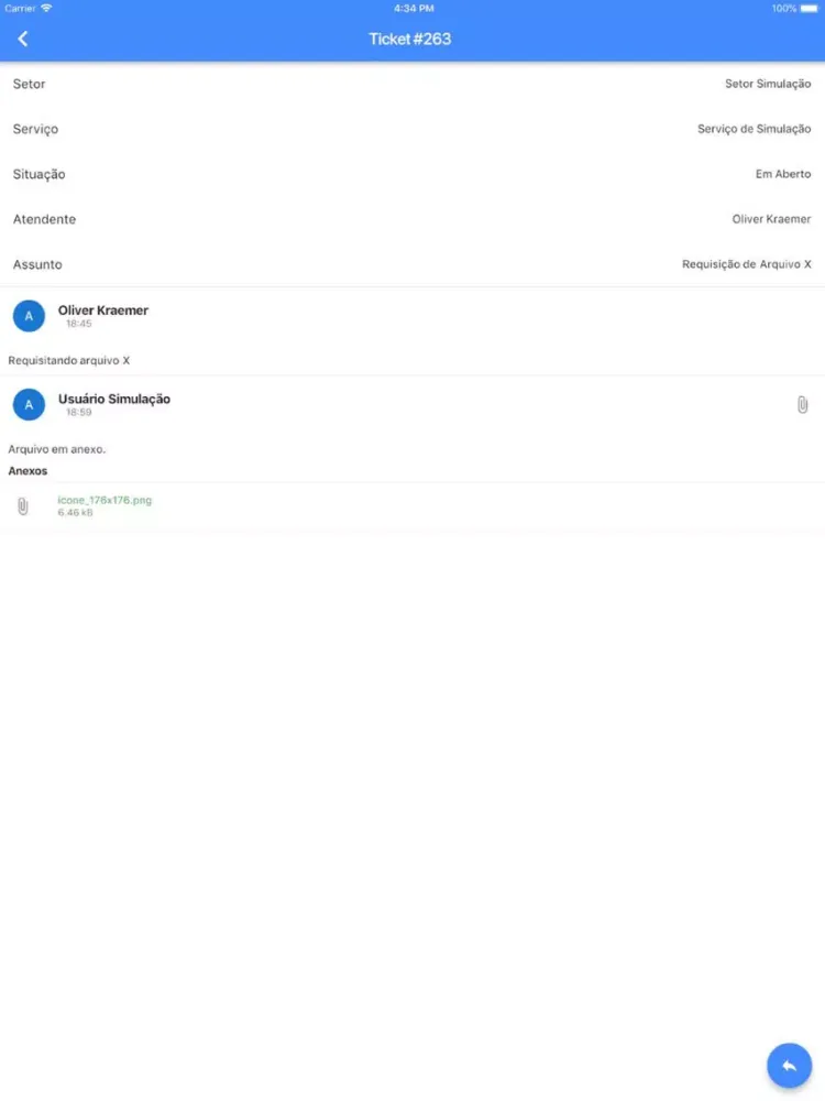 Service Order iPad  Screenshots