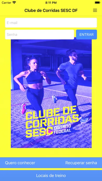 Capturas de pantalla de Clube de Corridas SESC DF