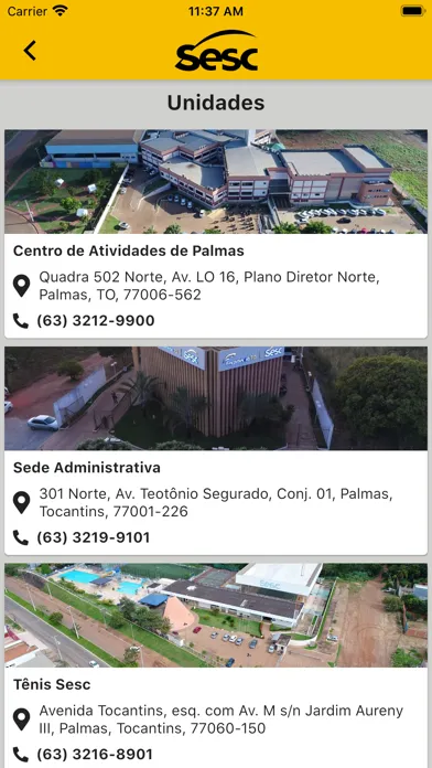Sesc Tocantins Screenshots
