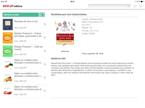 تصاویر Livros SESI SP iPad 