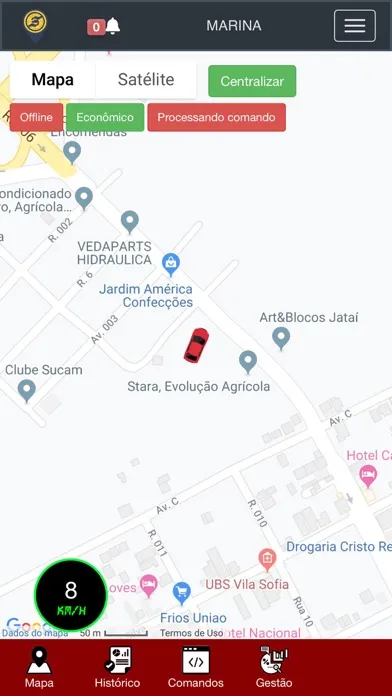Tangkapan layar Set Gestão de Frota
