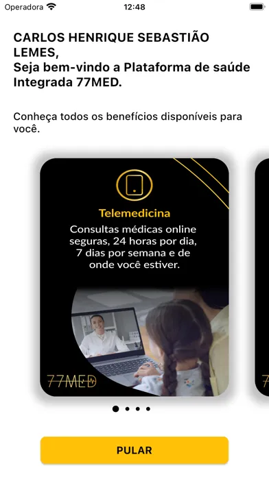 Capturas de tela do 77MED