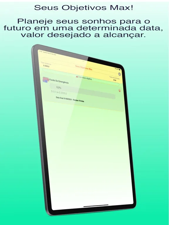 Скриншоты Seus Objetivos Max iPad 
