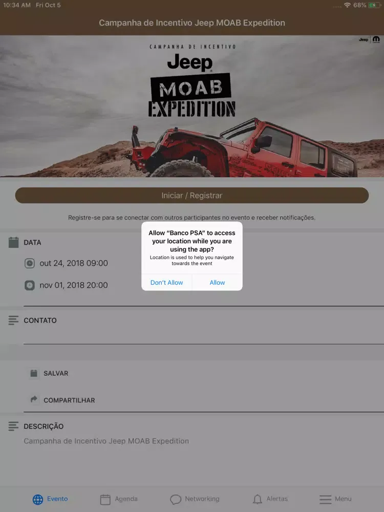 Screenshot di Jeep Moab Expedition iPad 