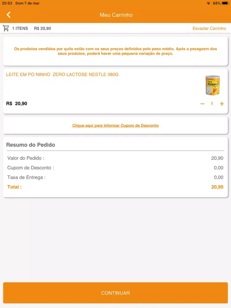 Zrzuty ekranu Padaria Esmeralda iPad 