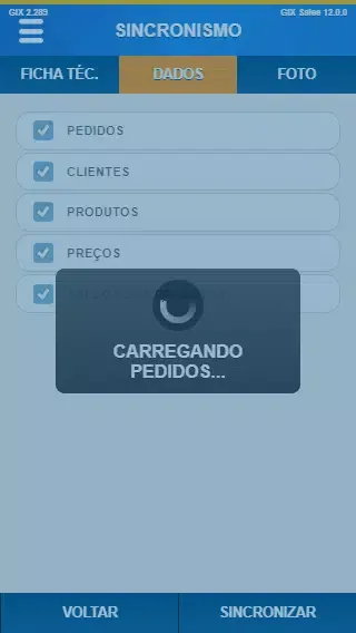 GIX Sales Screenshots