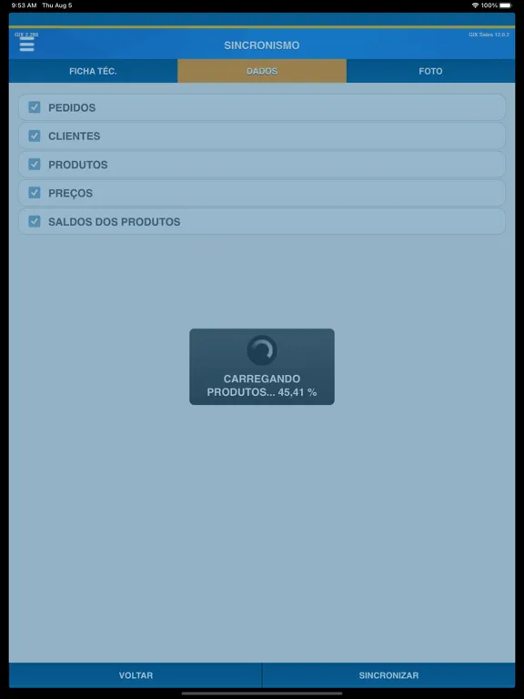 GIX Sales iPad  স্ক্রিনশট