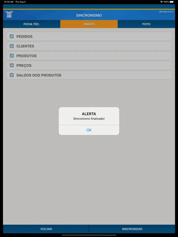 GIX Sales iPad  স্ক্রিনশট