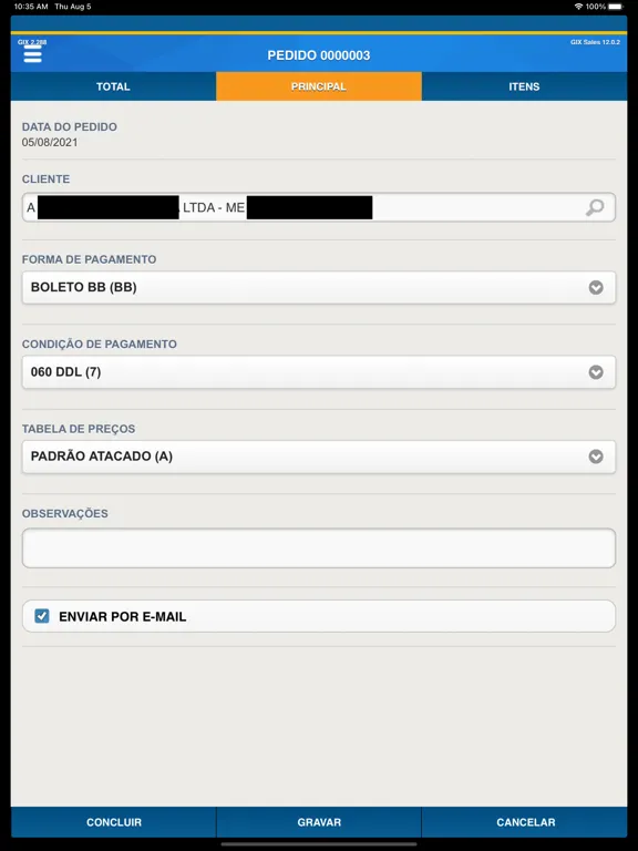 GIX Sales iPad  স্ক্রিনশট