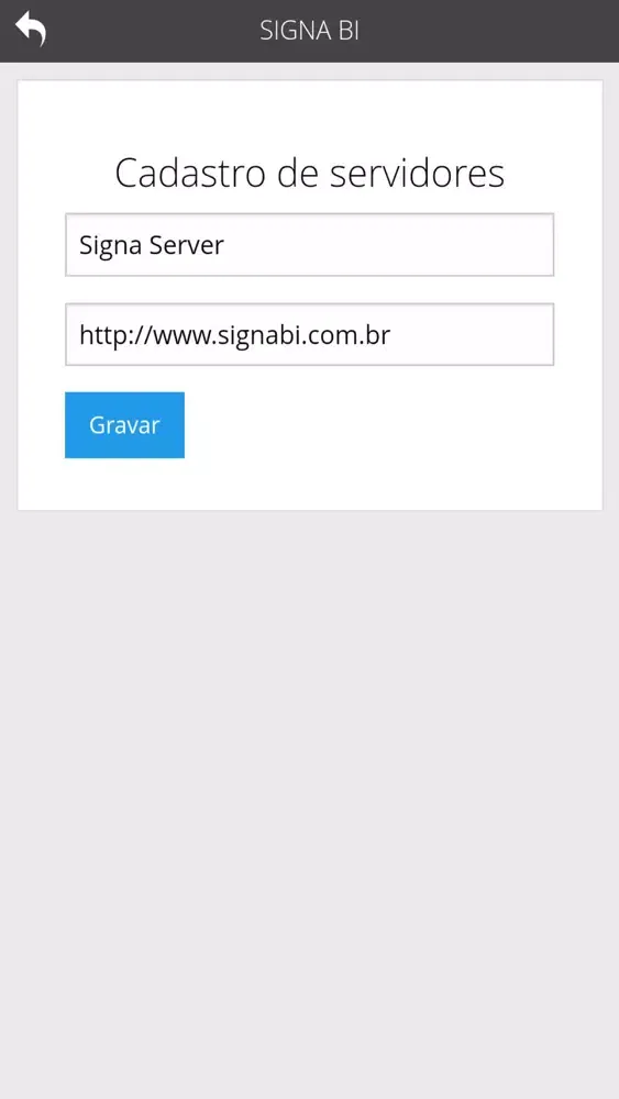 Tangkapan layar App Signa BI