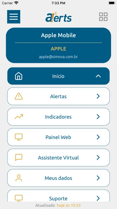 Simova Alertas 스크린샷