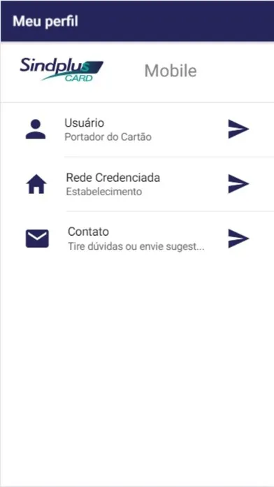 Screenshot di SindPlus Card