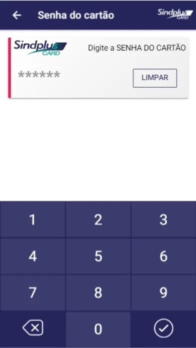 Screenshot di SindPlus Card