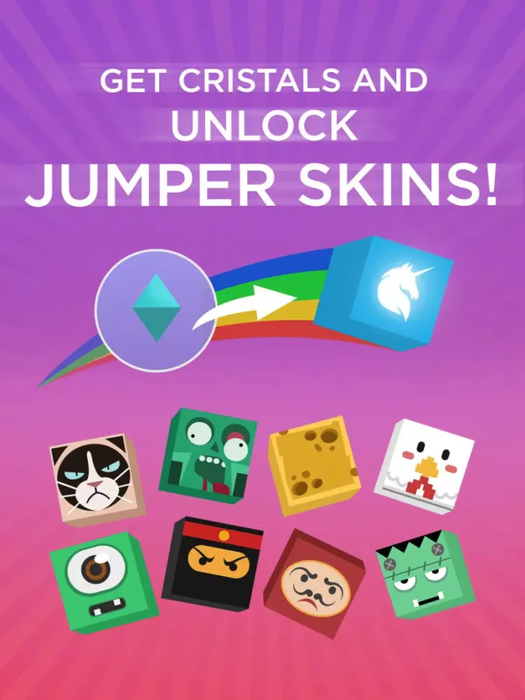 Capturas de tela do Overjump Arcade iPad 