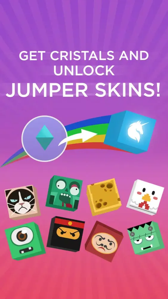 Capturas de tela do Overjump Arcade