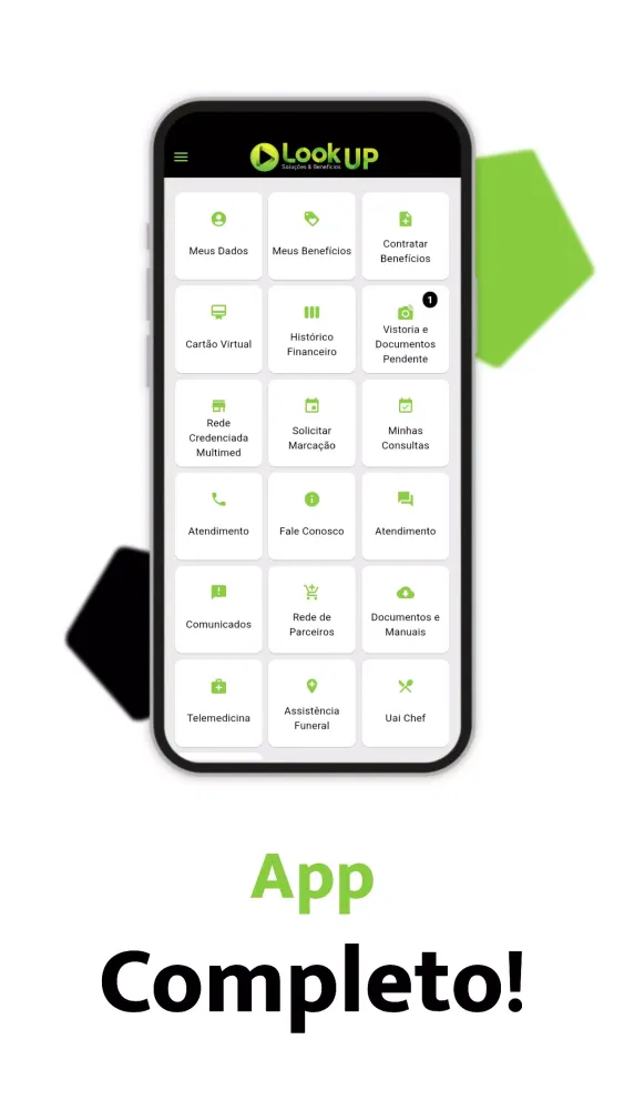 LookUp Benefícios Screenshots