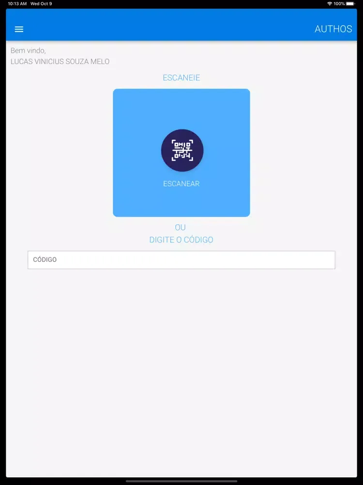 Authos iPad 应用截图