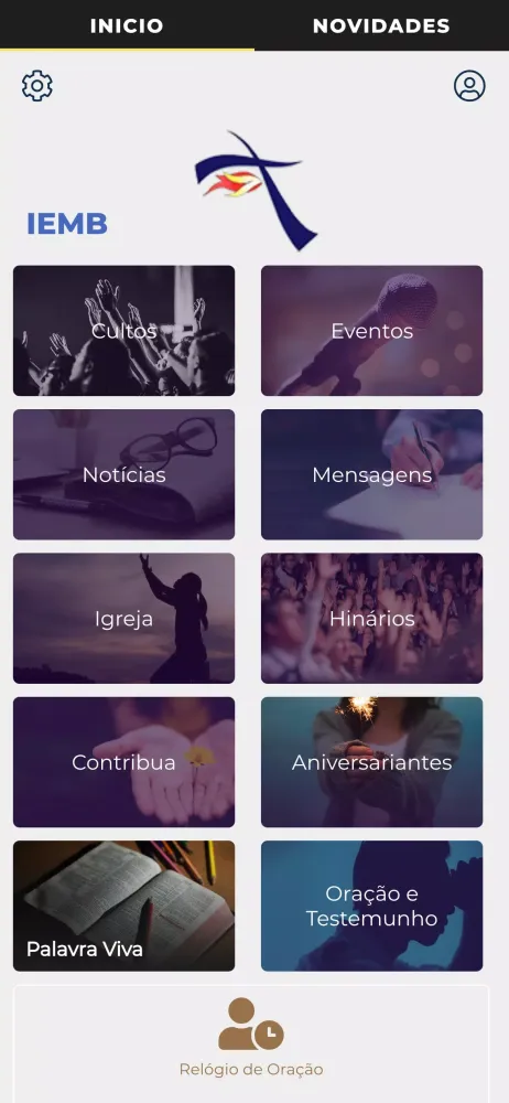 Capturas de tela do IEMB