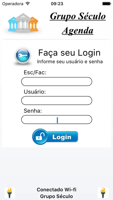 Capturas de tela do Século Agenda