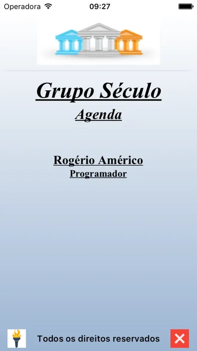 Capturas de tela do Século Agenda