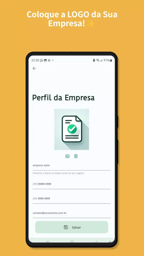 Orçamento Perfeito Screenshots
