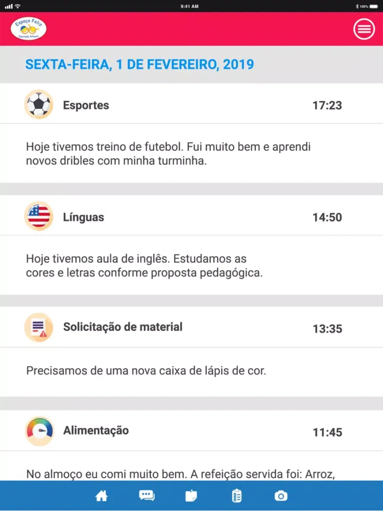 Captures d'écran de Espaço Feliz Educação Infantil iPad 