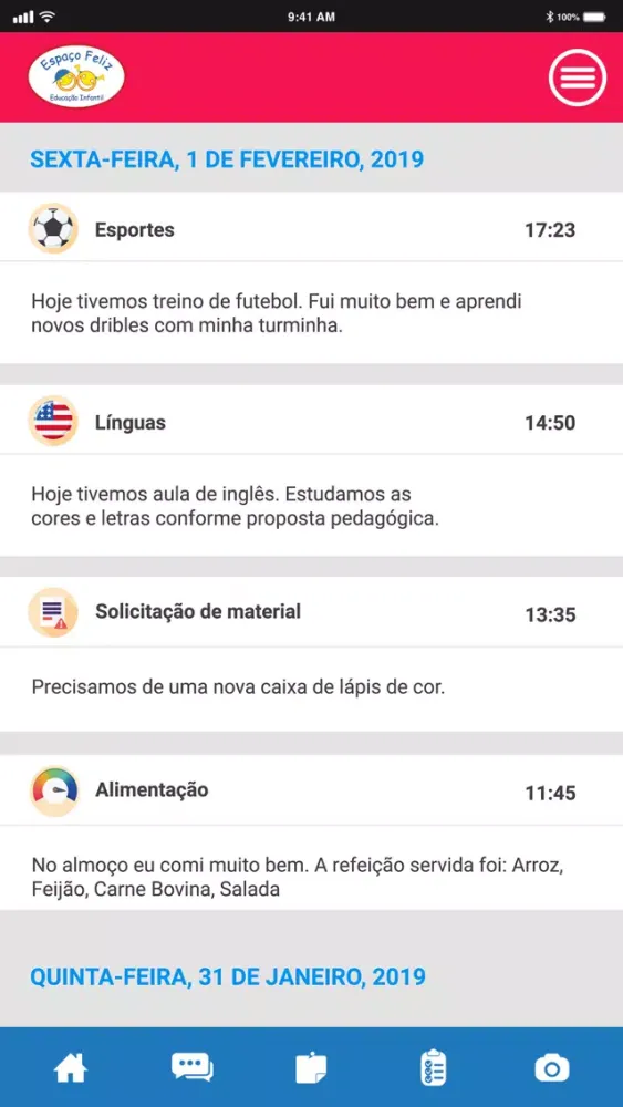 Captures d'écran de Espaço Feliz Educação Infantil