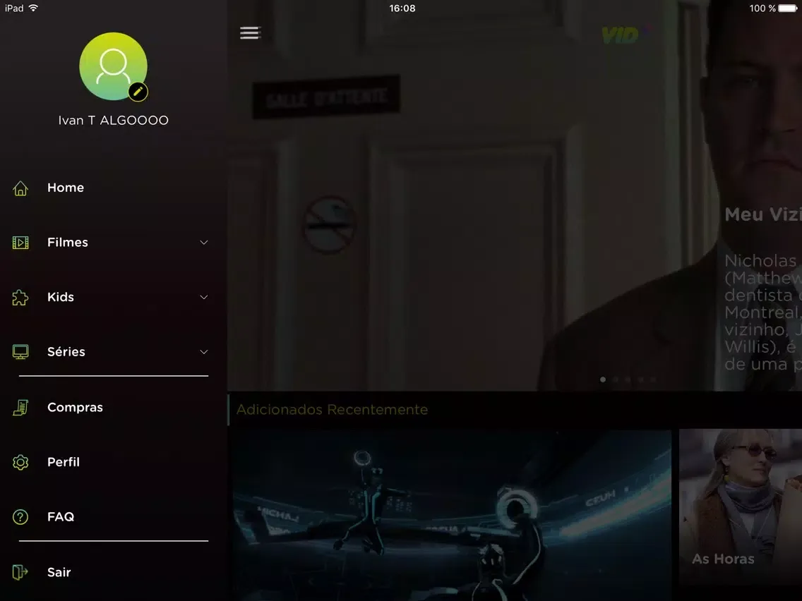 Screenshot di VID+ iPad 