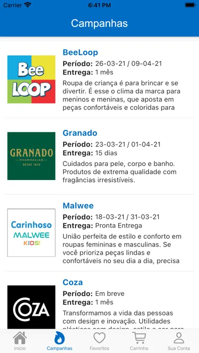 Screenshot di SmartClub