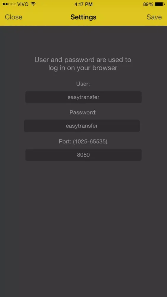 EasyTransfer - Transfer files your computer to device 스크린샷
