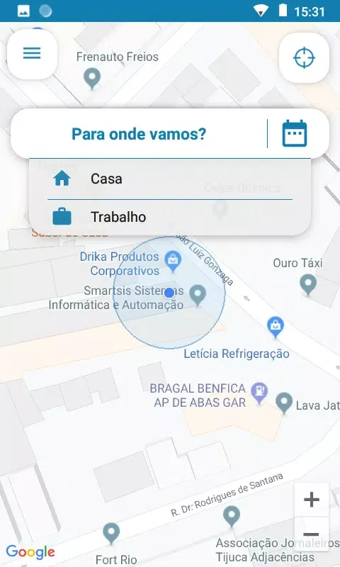 Capturas de tela do Taxi Garibaldi