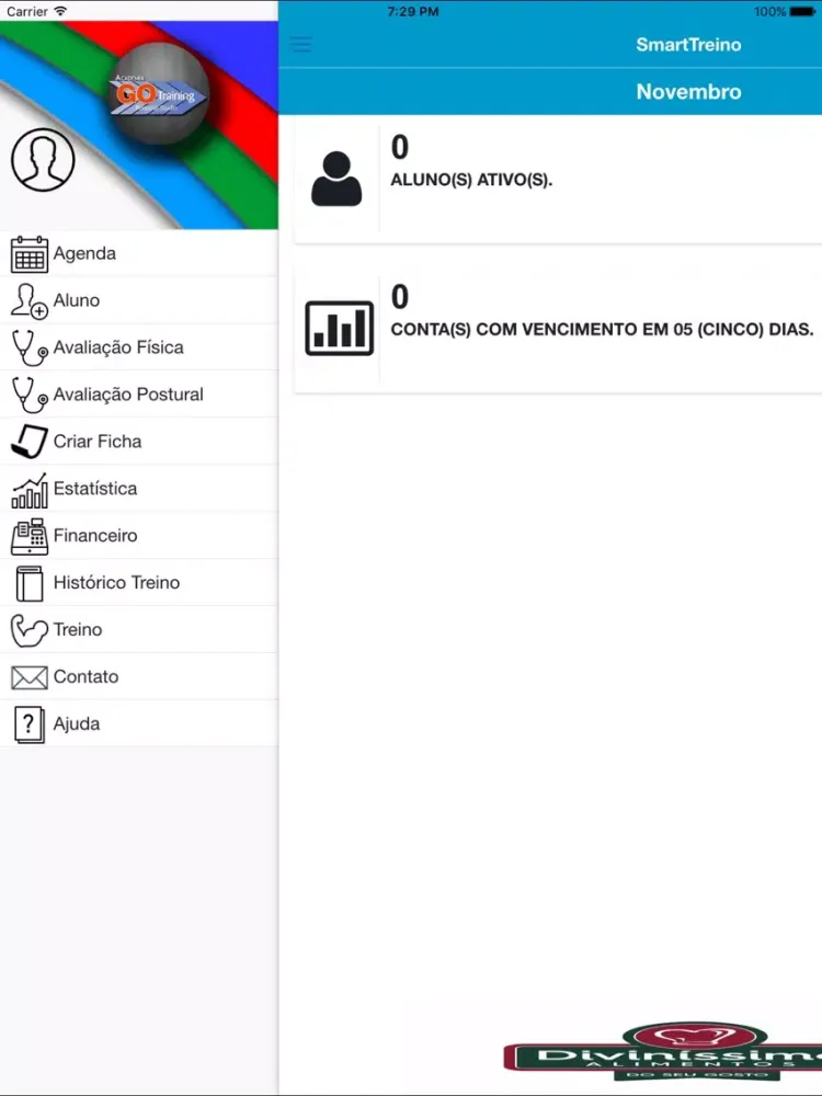 Скриншоты Smart Treino iPad 