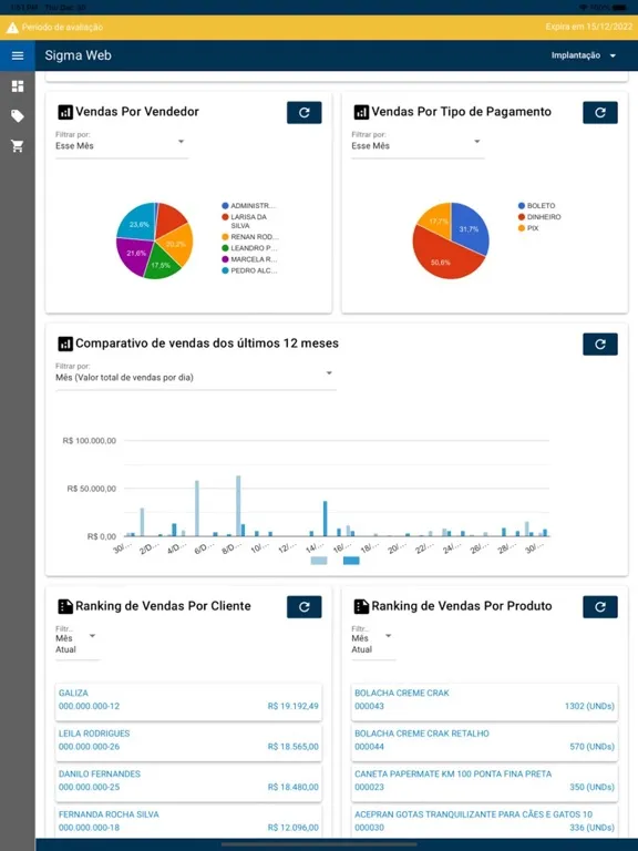 Sigma Web iPad  Screenshots