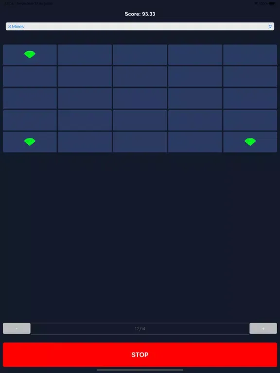 Mines Game iPad  Screenshots