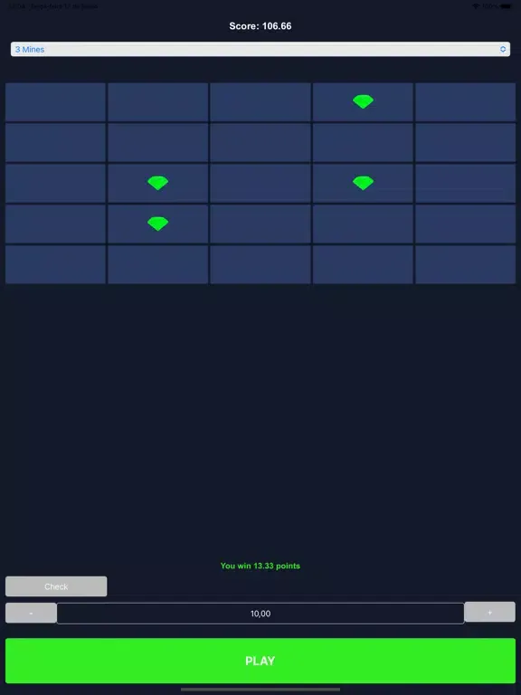 Mines Game iPad  Screenshots