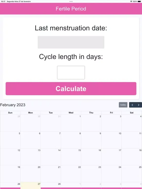 Zrzuty ekranu Fertile Period iPad 