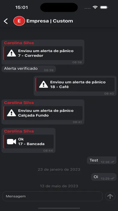 Captures d'écran de Solução Câmeras