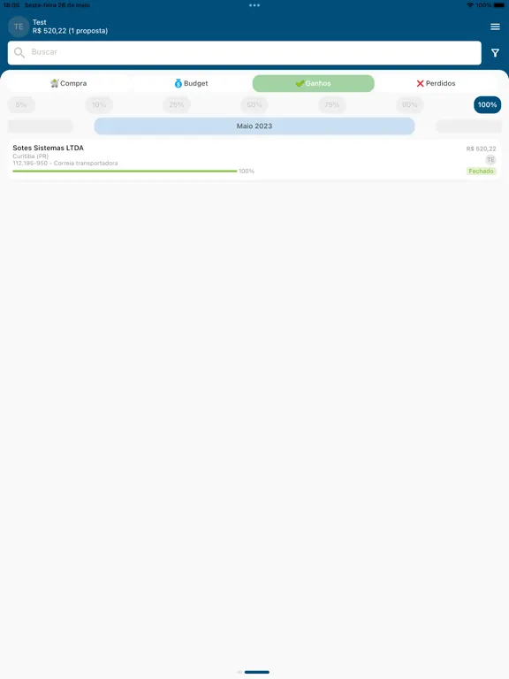 Screenshot di ECOM Business iPad 