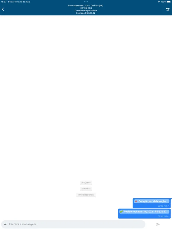 Screenshot di ECOM Business iPad 