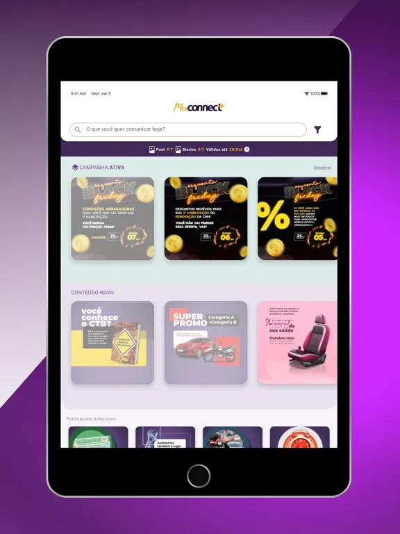 Capturas de pantalla de Meu Connect Mais iPad 