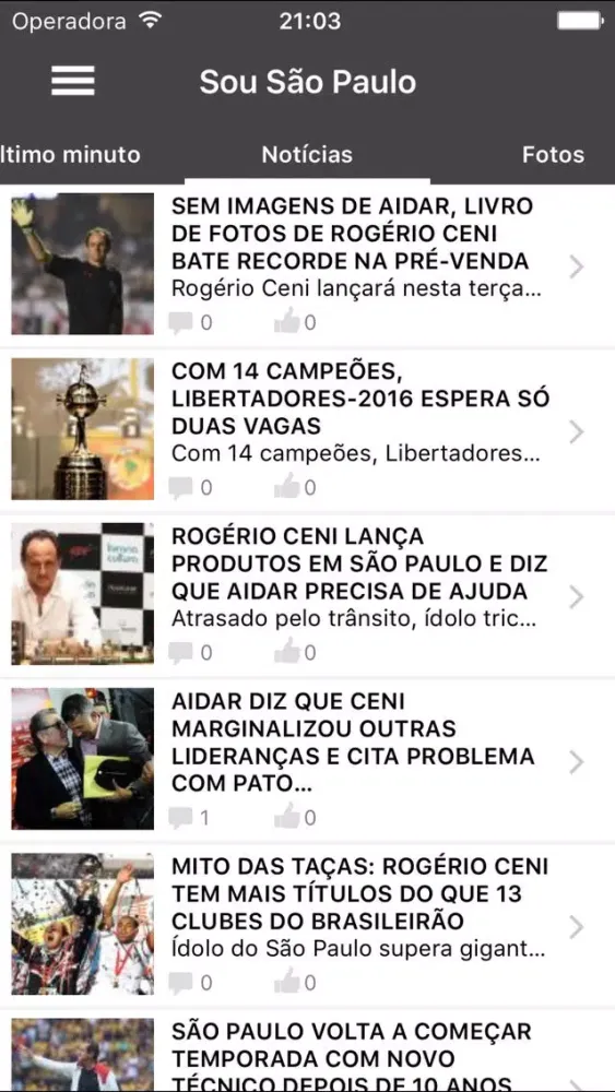 SouSaoPaulo - "for São Paulo FC fans" Screenshots