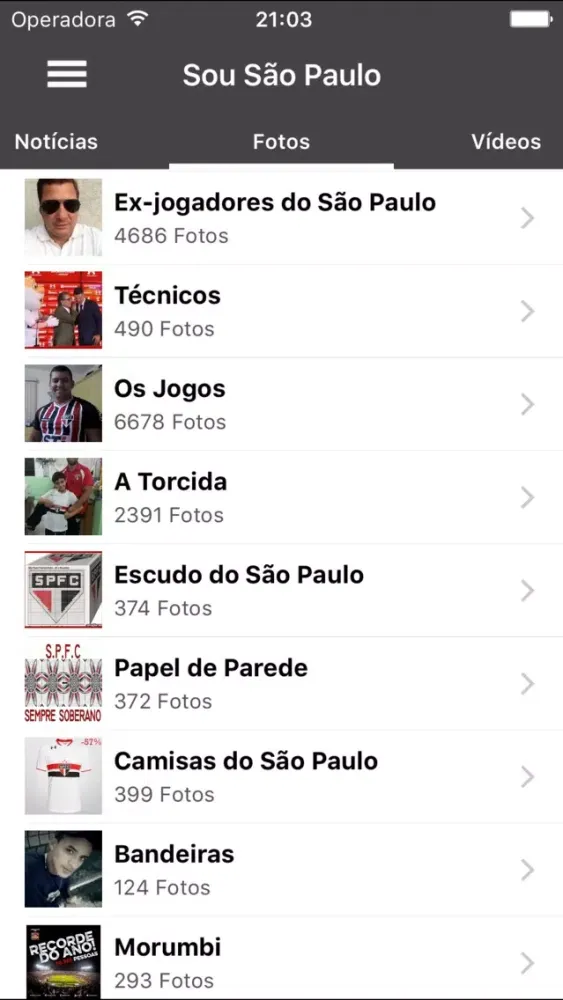 SouSaoPaulo - "for São Paulo FC fans" Screenshots