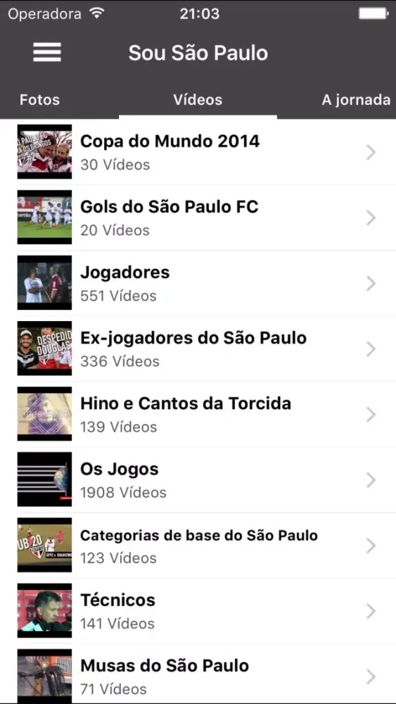 SouSaoPaulo - "for São Paulo FC fans" Screenshots