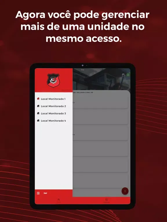 Zrzuty ekranu G4 monitoramento iPad 